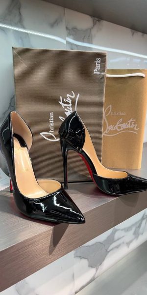 کفش مجلسی برند لوبتین بغل باز زیر ساده کد:0026